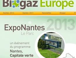 BIOGAZ Europe réunissait à Nantes les acteurs du biogaz